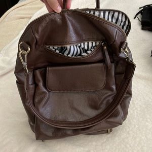 Brown backpack